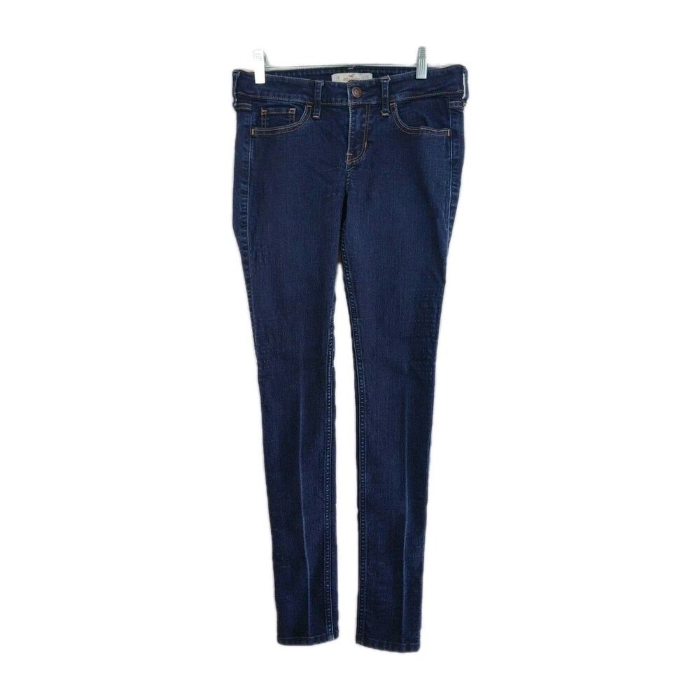 🔥Hollister Women's Jeans, Size 3R, 26 x 31, Skinny, Dark Blue